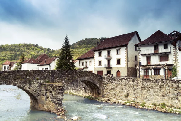 Otsagabia village in Navarra — Stock Photo, Image