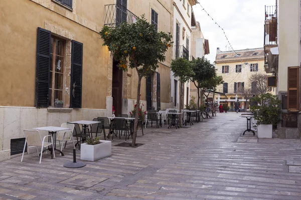 Alcudia sokakta. Balear Adaları