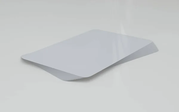 Jeu de cartes à jouer jeu de cartes à jouer isolé en arrière-plan blanc Illustration de rendu 3D — Photo