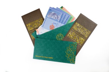 Beyaz arka plan üzerinde izole Duit raya