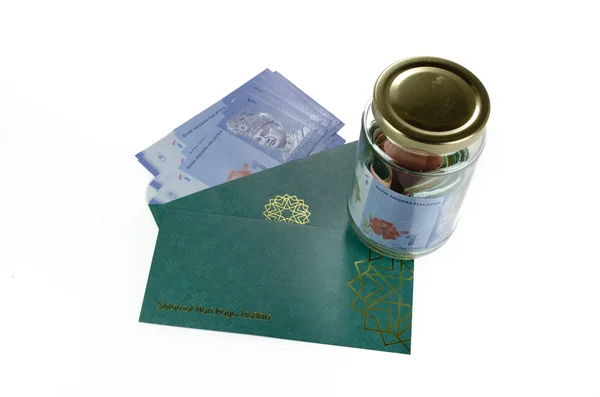 Saving Duit Raya — Stock Photo, Image