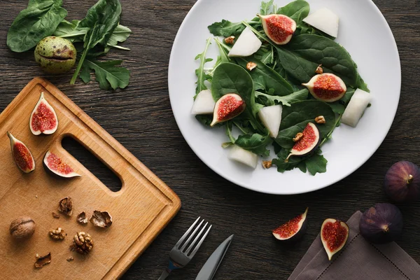 Kavun ve incir salatası