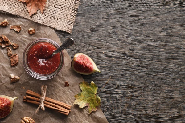 Fondo de mermelada de higo —  Fotos de Stock