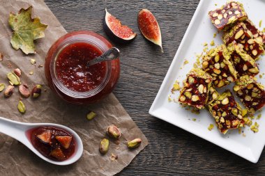 İncir reçeli ve Türk lokumu