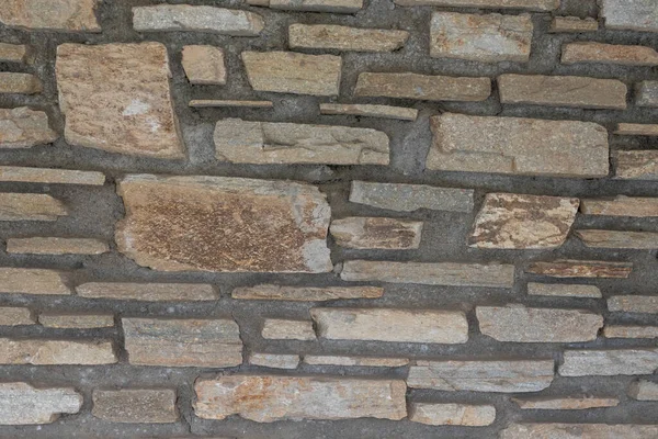 Rustic Stone Wall Textured — Stock Photo, Image