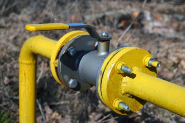 Düşük basınçlı boru hattı kapama vanası.