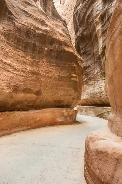 Petra Antik şehir (Ürdün içinde kanyonda hiking)