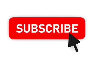 Üzerinde farklı tasarım ve fare aboneliği. Beyaz arka plan. Vektör illüstrasyonu.