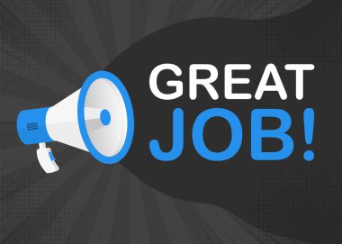 Gri populer arka planda mavi nesnelerle birlikte büyük bir iş geri sayım şablonu. Vektör