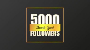 Teşekkürler takipçiler. Çizgi film şeridi. Yaratıcı tasarım. Sosyal medya elemanı. Hareket grafiği.