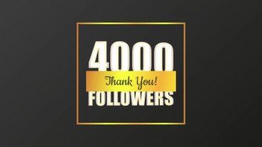 Teşekkürler takipçiler. Çizgi film şeridi. Yaratıcı tasarım. Sosyal medya elemanı. Hareket grafiği.