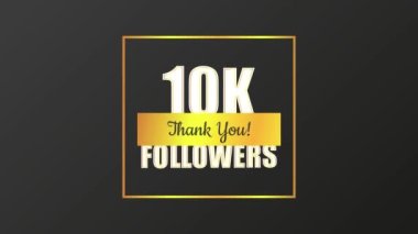 Teşekkürler takipçiler. Çizgi film şeridi. Yaratıcı tasarım. Sosyal medya elemanı. Hareket grafiği.