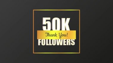 Teşekkürler takipçiler. Çizgi film şeridi. Yaratıcı tasarım. Sosyal medya elemanı. Hareket grafiği.