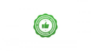 İyi tavsiye. Simge öner. El gibi. Tavsiye en çok satan imzası. Önerilen satış etiketi. Düz simge. Birinci kalite. Sembol gibi. Hareket grafiği.