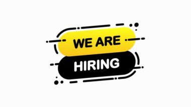 Beyaz arka planda izole edilmiş düz pankart kiralıyoruz. Hareket grafiği.