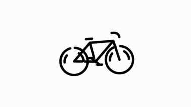 Beyaz arkaplanda çizgi dizaynı olan TRAVEL simgesi. Dünyanın her yerinde. Hareket grafiği.