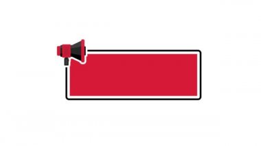 Broşür tasarımı için kart. Kırmızı kurdele. Coronavirus koruma işareti. Düz stil. Bayrak satışı rozeti. Arka planda iş afişi için siyah açık. Terfi konsepti. Hareket grafiği.