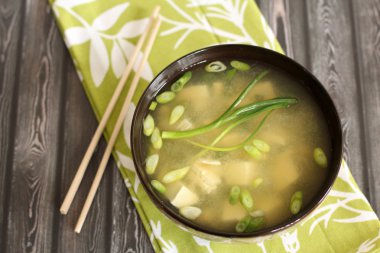 Healthy Miso Soup clipart
