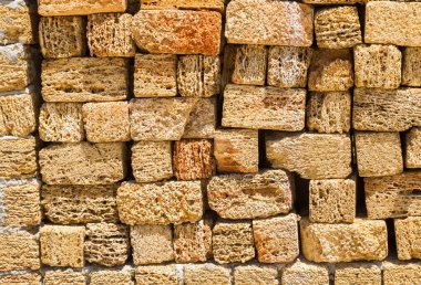 Coquina inşaat için doğal malzeme