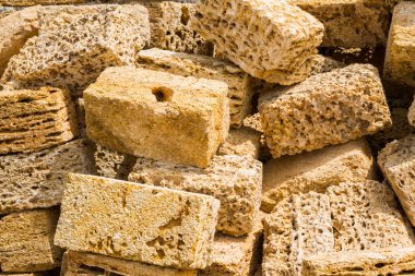 Coquina inşaat için doğal malzeme