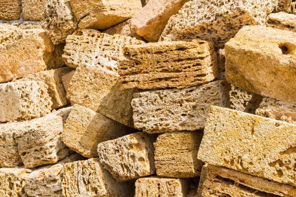 Material natural para la construcción de la coquina — Foto de Stock