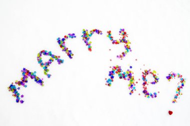 Kar üzerinde yazıt evlenir misin