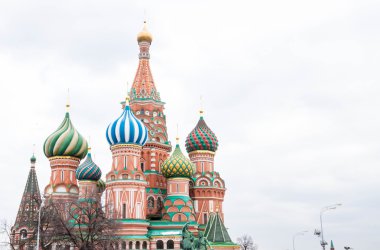 St. Kızıl Meydan 'daki Basil Katedrali.