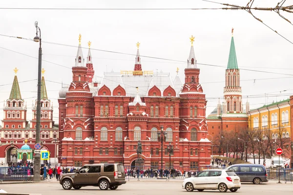 Moscú, Rusia, 7 de marzo de 2015. Museo Histórico en la plaza roja . —  Fotos de Stock