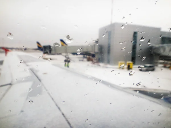 The view from the plane — Stock Photo, Image