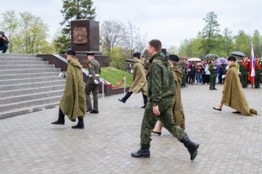 Açılması Stella ve çelenk memor döşeme