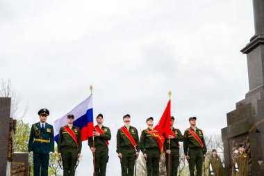 Açılması Stella ve çelenk memor döşeme