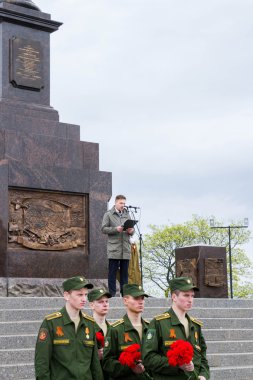 Açılması Stella ve çelenk memor döşeme