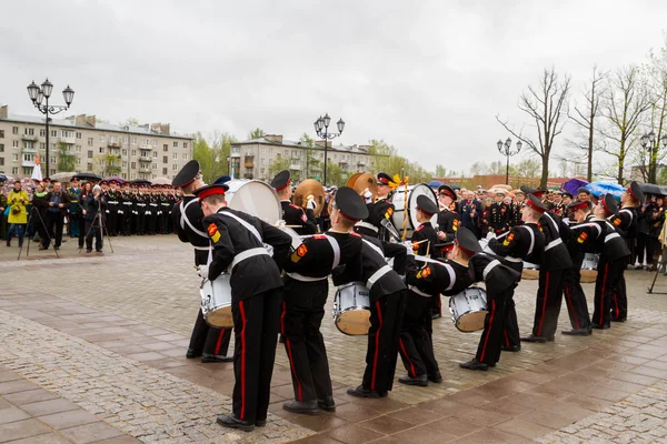 Cadet Kolordu askeri grup çocuklar — Stok fotoğraf