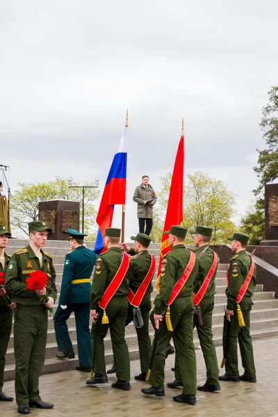 The opening of the Stella and the laying of wreaths at the memor — Stock Photo, Image