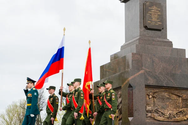 The opening of the Stella and the laying of wreaths at the memor — Stock Photo, Image