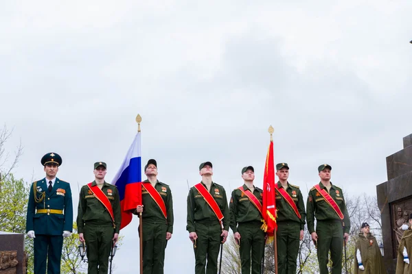 The opening of the Stella and the laying of wreaths at the memor — Stock Photo, Image