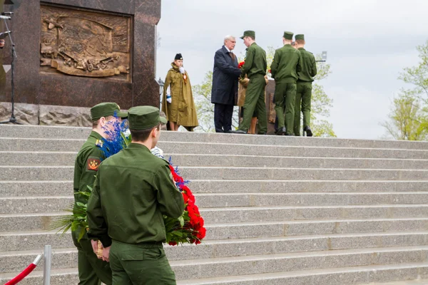 The opening of the Stella and the laying of wreaths at the memor — Stock Photo, Image