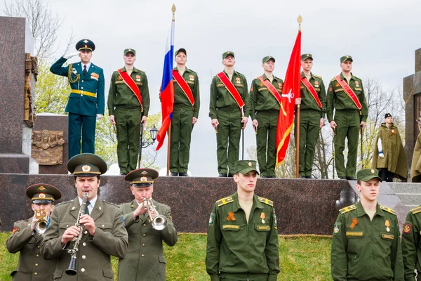 The opening of the Stella and the laying of wreaths at the memor — Stock Photo, Image