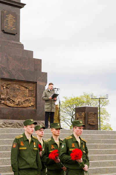 The opening of the Stella and the laying of wreaths at the memor — Stock Photo, Image