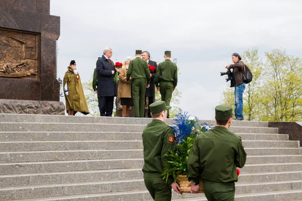 The opening of the Stella and the laying of wreaths at the memor — Stock Photo, Image