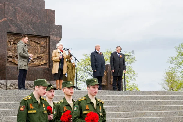 The opening of the Stella and the laying of wreaths at the memor — Stock Photo, Image