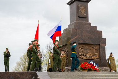 Açılması Stella ve çelenk memor döşeme
