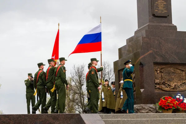 The opening of the Stella and the laying of wreaths at the memor — Stock Photo, Image