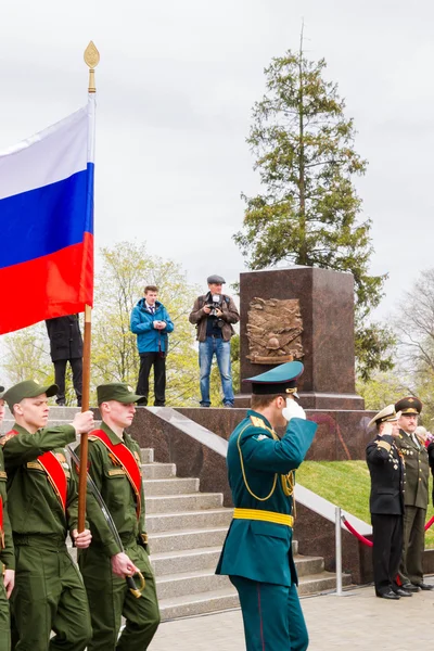 The opening of the Stella and the laying of wreaths at the memor — Stock Photo, Image