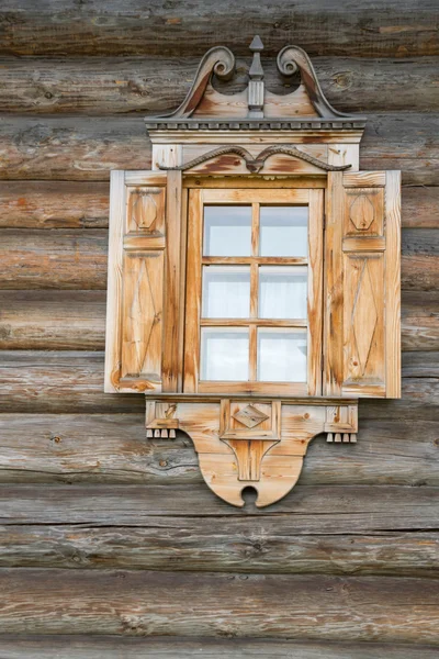 Holzfenster Mit Rollläden Antiken Deriana Haus — Stockfoto