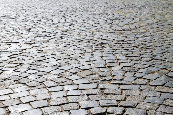 Estrada Pavimentada Com Pedra Grande — Fotografia de Stock