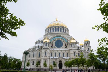 Kronstadt deniz St. Nicholas Katedrali.