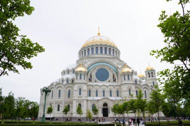 Kronstadt deniz St. Nicholas Katedrali.