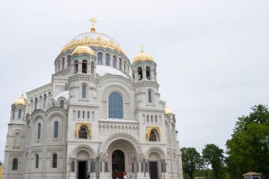 Kronstadt deniz St. Nicholas Katedrali.
