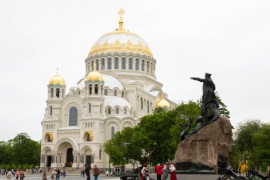 Kronstadt deniz St. Nicholas Katedrali.